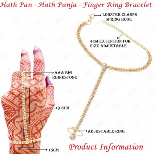 Vama Fashions Gold Plated Hand