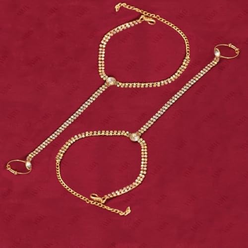 Vama Fashions Gold Plated Hand