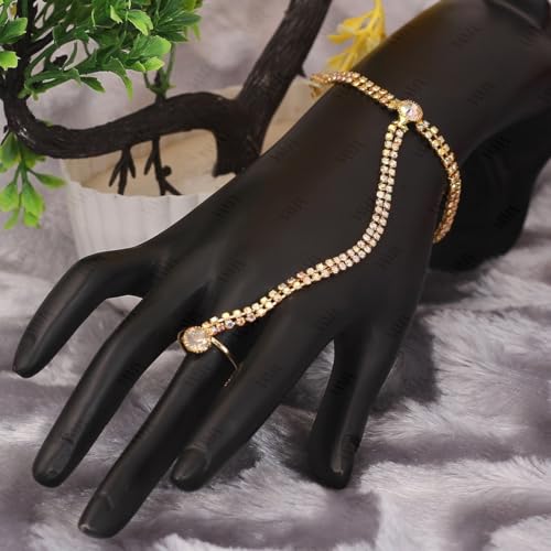 Vama Fashions Gold Plated Hand