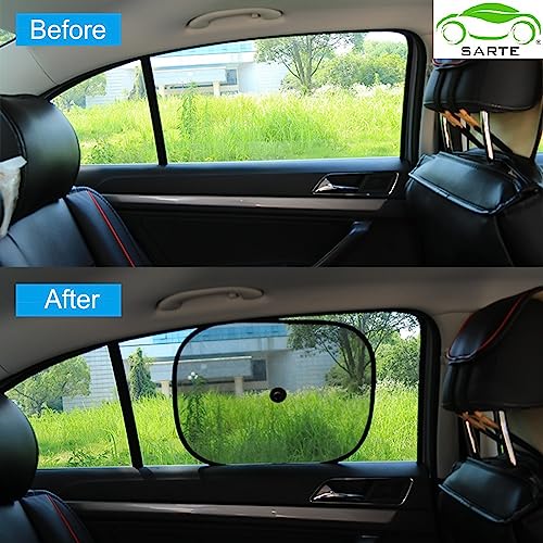 Sarte Car Sun Shade for Side Windows (Black) - Image 4