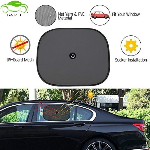 Sarte Car Sun Shade for Side Windows (Black) - Image 5