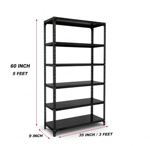 Heavy Duty 6-Shelf Steel Storage