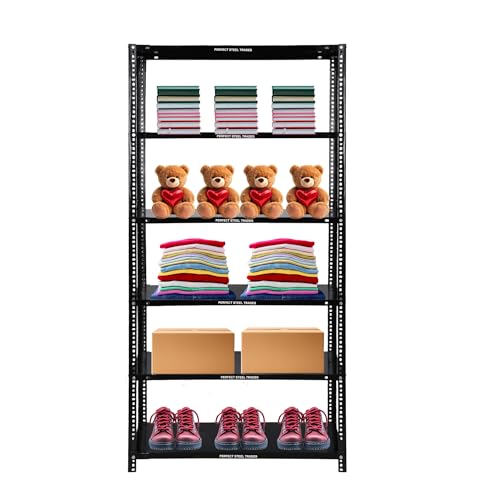 Heavy Duty 6-Shelf Steel Storage