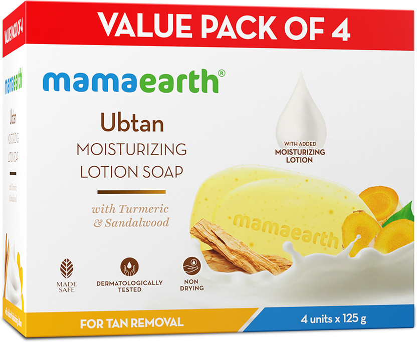 Mamaearth Ubtan Moisturizing Lotion Soap | Removes Tan | Benefits - Image 2