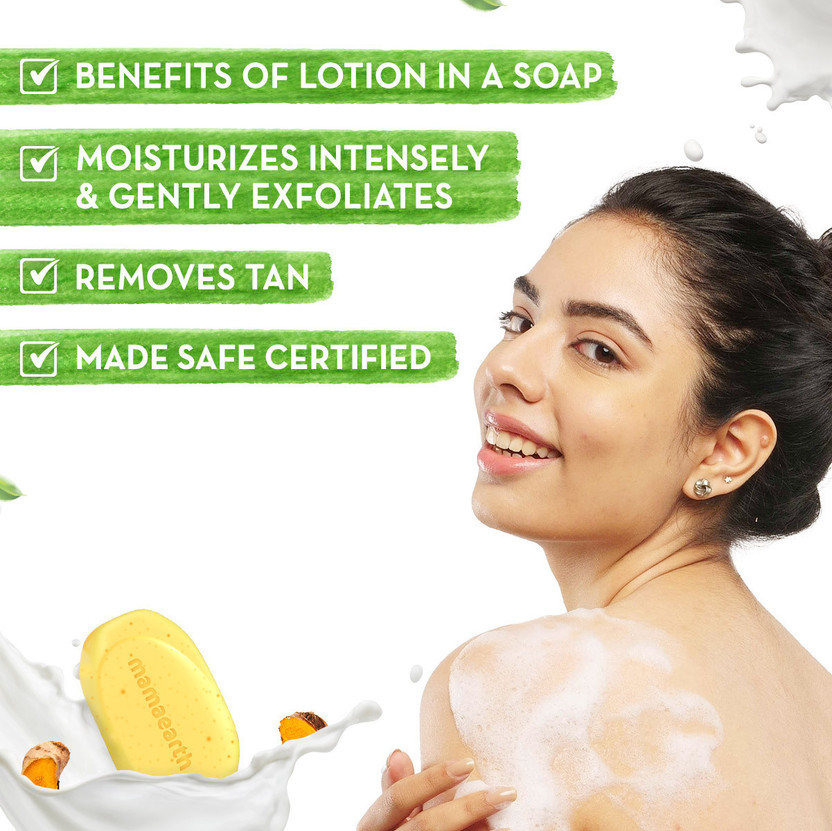 Mamaearth Ubtan Moisturizing Lotion Soap | Removes Tan | Benefits - Image 4