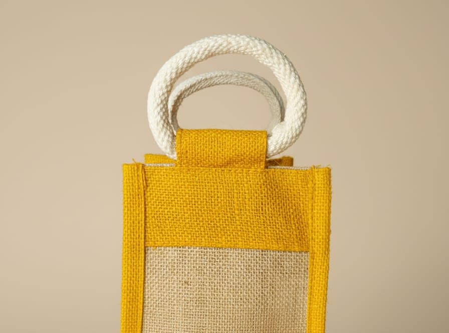 Jute Bottle Bag with Handle