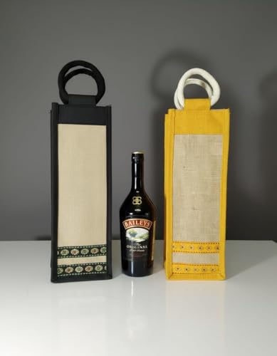 Jute Bottle Bag with Handle