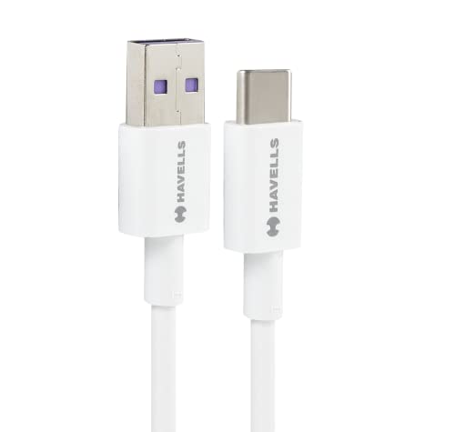 Havells USB Star- Type A to Type C Data Cable 65W, 5A - Image 2