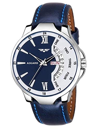 ASGARD Men's Quartz Watch, with Day and Date