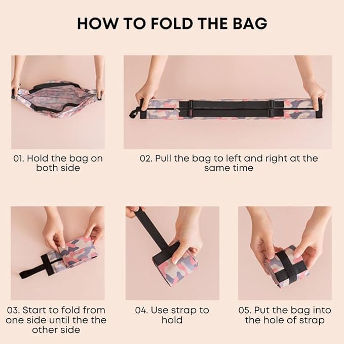 Unisex Folding Supermarket Shopping Bag