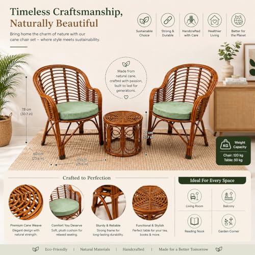 CANE CRAFTS Premium Bamboo Chair