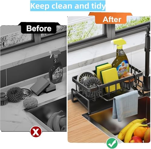 E-COSMOS® Metal Kitchen Sink Caddy