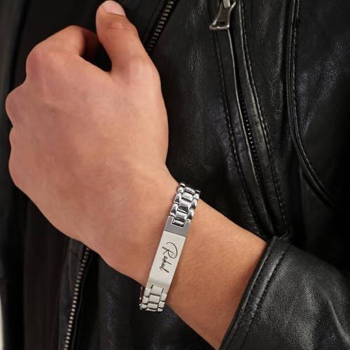 Personalised Aura Bracelet Silver