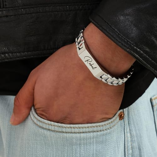 Personalised Aura Bracelet Silver