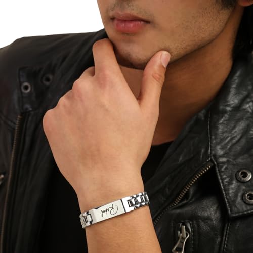 Personalised Aura Bracelet Silver