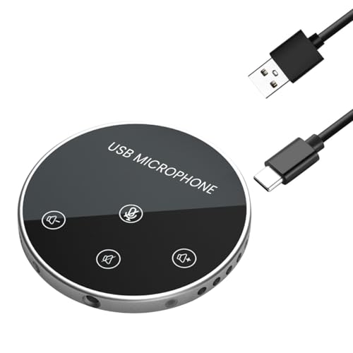 zitronix Conference Speaker, 4-Mic Wireless, USB-C, 360° Pickup, 3M