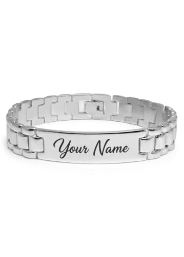 Personalized Name Engraved Bracelet