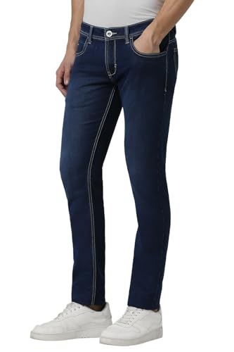 Peter England Men Low Rise Regular Fit Jeans - Image 2