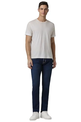 Peter England Men Low Rise Regular Fit Jeans - Image 4