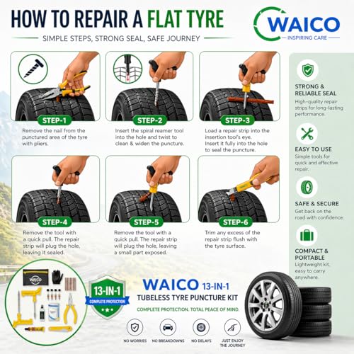 WAICO 13 in 1 Tubeless
