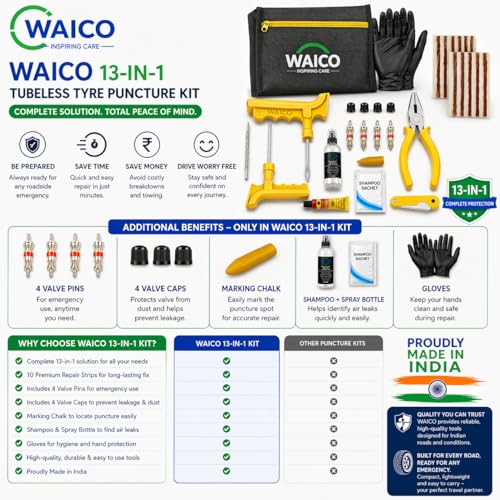 WAICO 13 in 1 Tubeless