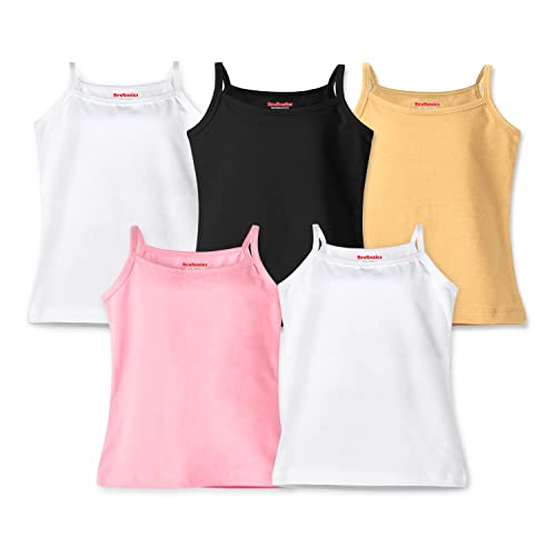 Real Basics Girl's Multicolour Camisole (Set of 5)