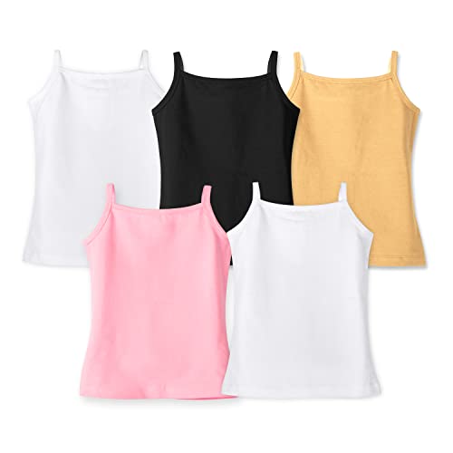 Real Basics Girl's Multicolour Camisole (Set of 5) - Image 2