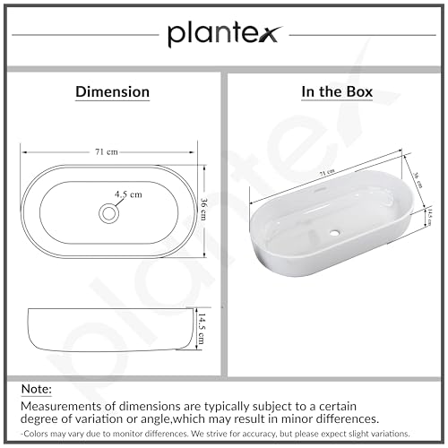 Plantex Platinum Ceramic Wash Basin/Basin