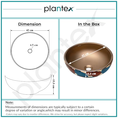 Plantex Ceramic Countertop Wash Basin/Basin