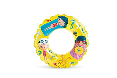 Intex Ocean Reef Transparent 24 inch Swim Ring, Multi Color - Image 3