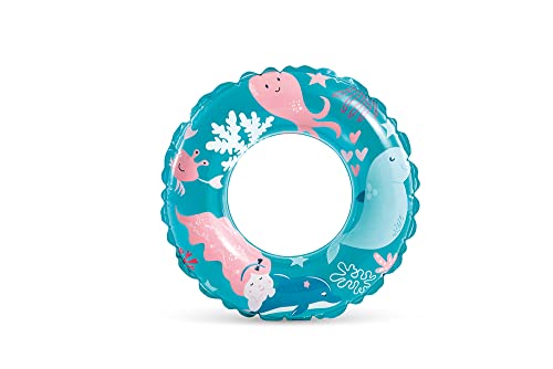 Intex Ocean Reef Transparent 24 inch Swim Ring, Multi Color - Image 4