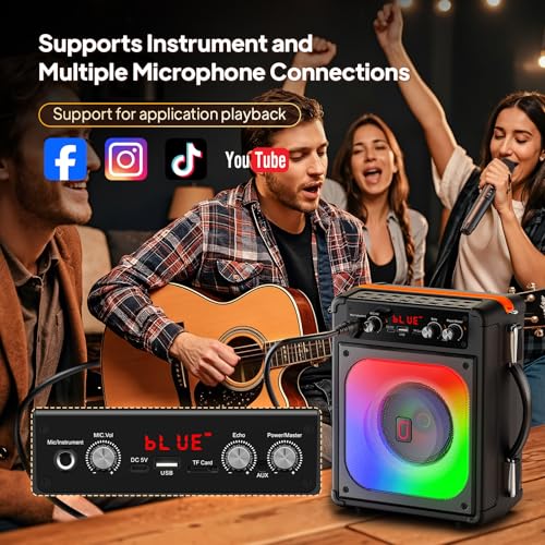 JYX Karaoke Machine, Portable Bluetooth