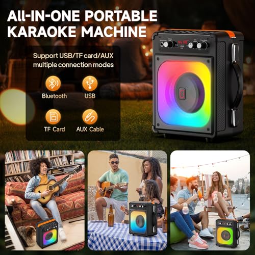 JYX Karaoke Machine, Portable Bluetooth
