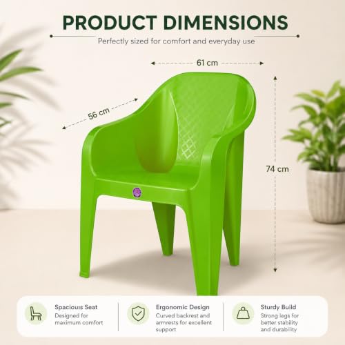 Plastic Arm Chair for Home