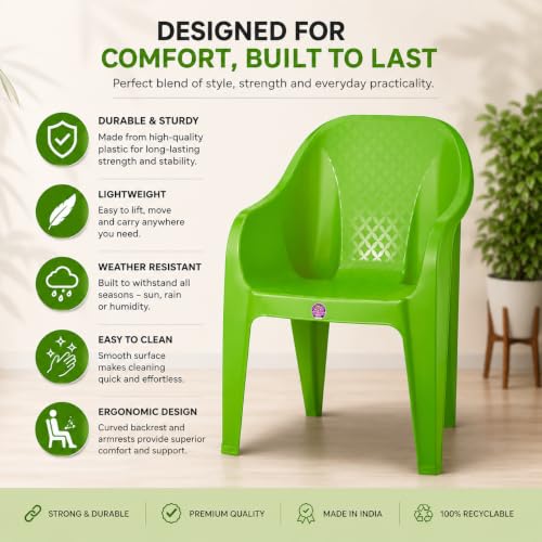 Plastic Arm Chair for Home