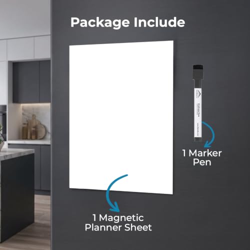 LifeKrafts Magnetic Small Whiteboard Planner