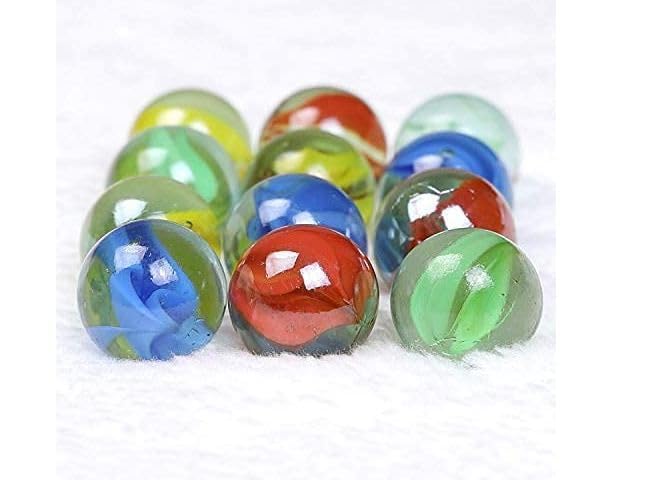 Glass Marbles Set 50 Pieces