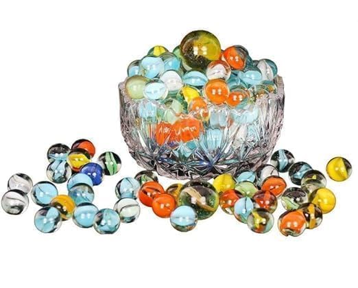 Glass Marbles Set 50 Pieces