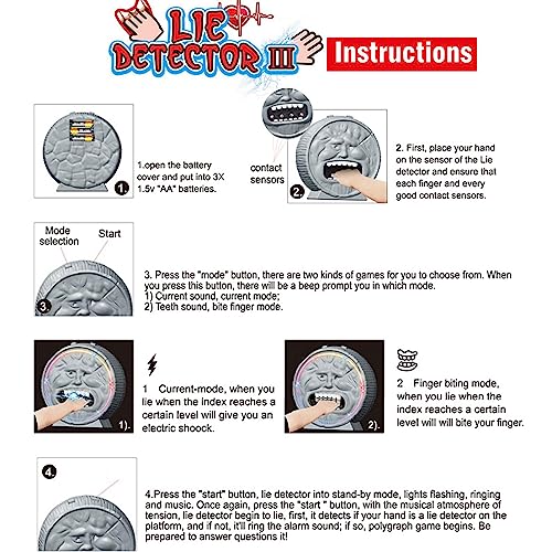 Funny Lie Detectors Table Game