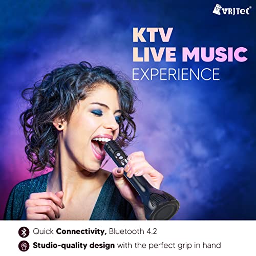 VRJTEC Kids Wireless Karaoke Microphone