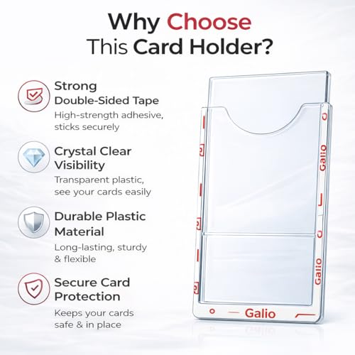 VADDA Men Glass Card Holder