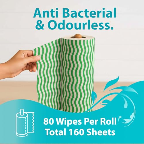 Origami Non-Woven Kitchen Towel | Pack of 2 | 80 Pulls Each - Image 4