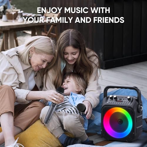 Karaoke Machine, Portable Bluetooth Speaker