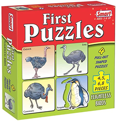 Smart Kid - 1028 First Puzzles - Flightless Birds, Multi