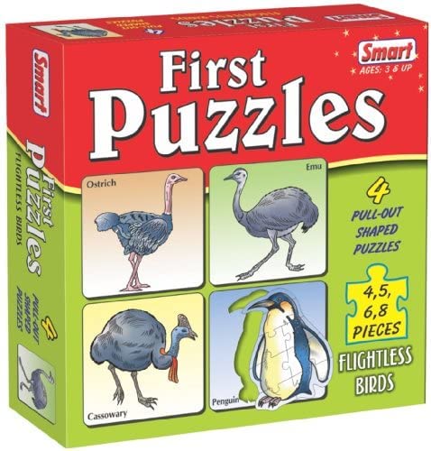 Smart Kid - 1028 First Puzzles - Flightless Birds, Multi - Image 2