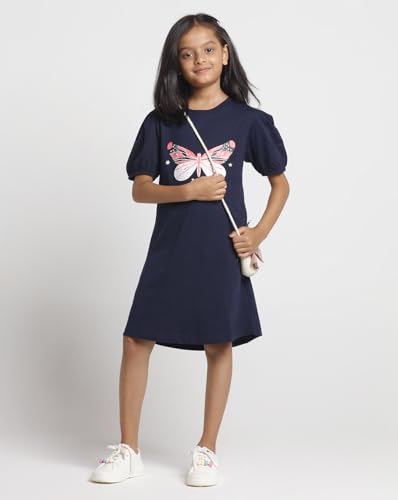 T2F Girls Cotton Printed Regular