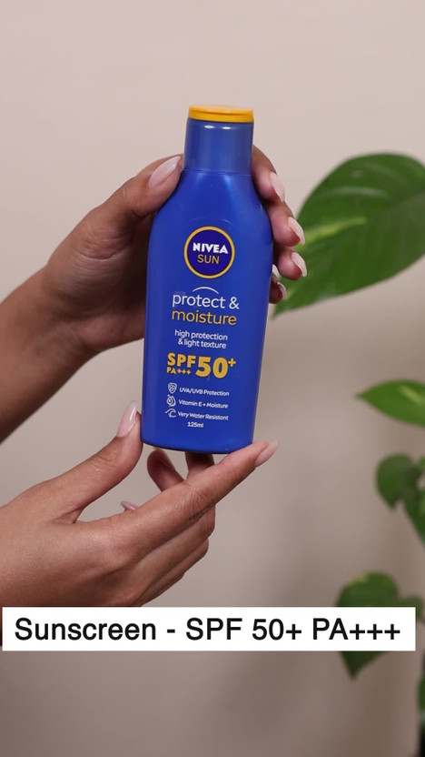 NIVEA Sunscreen - SPF 50+ PA+++ Sunscreen-SPF50+PA+++UVAUVB,Moist - Image 2