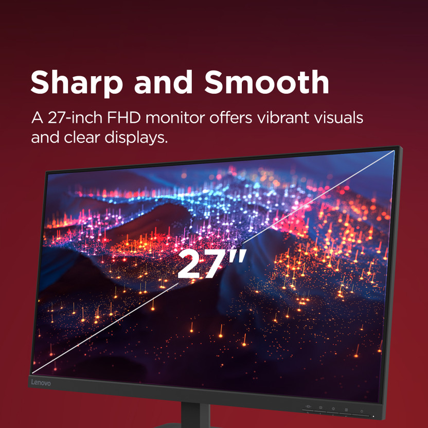 Lenovo L Series 68.58 cm (27 inch) Full HD LED Backlit IPS Panel - Image 2
