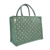 JUTEKA Printed Grocery, Shopping, Tote, Multipurpose Jute Bag - Image 2