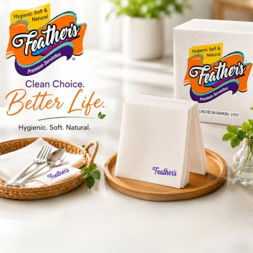 Feather's Premium Naturally White 2Ply